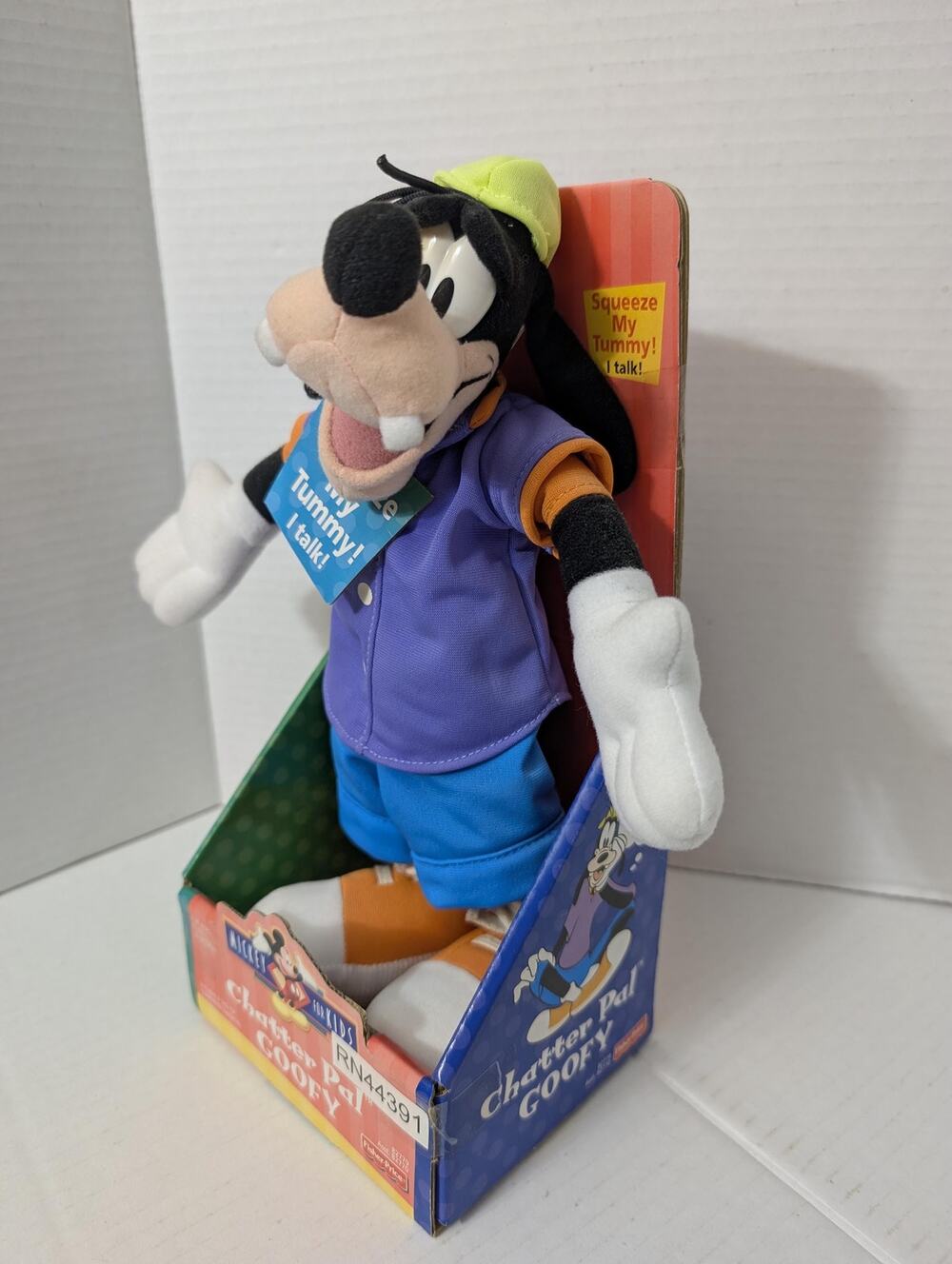 Vintage Disney Fisher-Price Chatter Pal Goofy Needs Batteries New